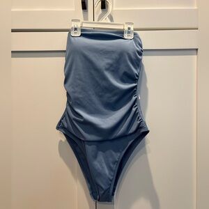 Shade & Shore Light Blue High Leg Swimsuit